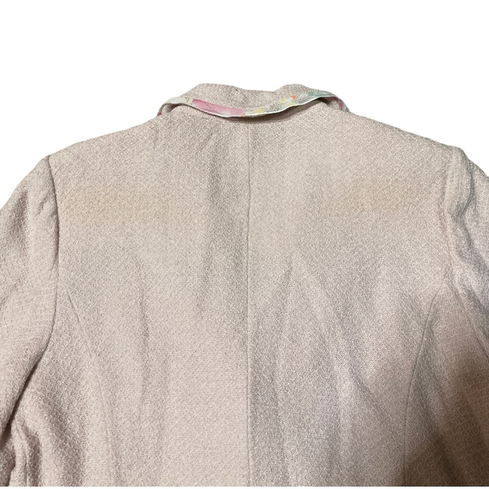 St. John Basics Santana Knit Blazer Jacket Women’s Size 10 in Light Pink - Picture 6 of 8